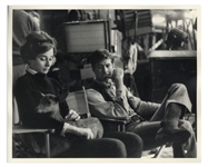 Audrey Hepburn Personally Owned 10 x 8 Production Still From Green Mansions -- Hepburn Is Shown With Ip the Deer & Co-Star Anthony Perkins